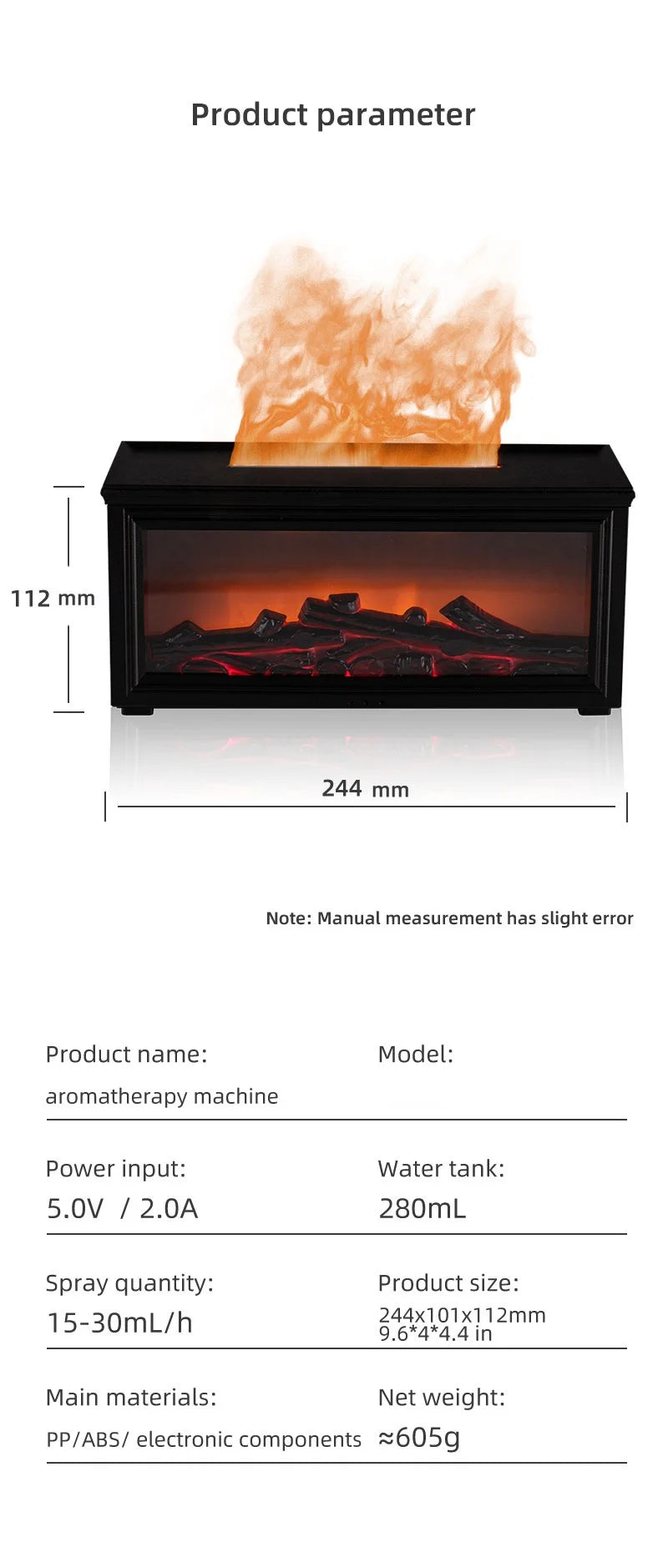 Flamora GlowFire™ Diffuser